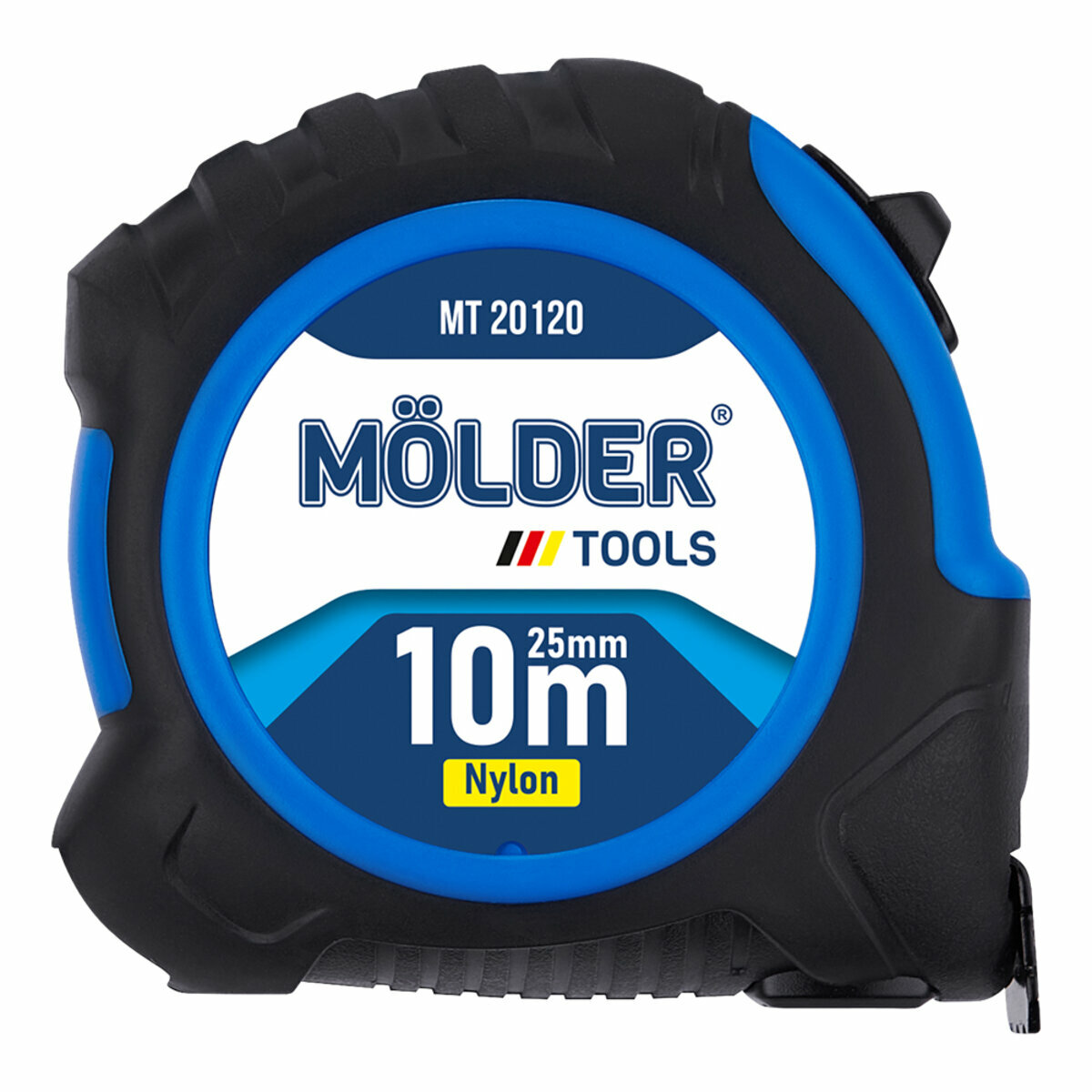 Рулетка Molder нейлонова 10м, 25мм (MT20120) дивитися фото №1