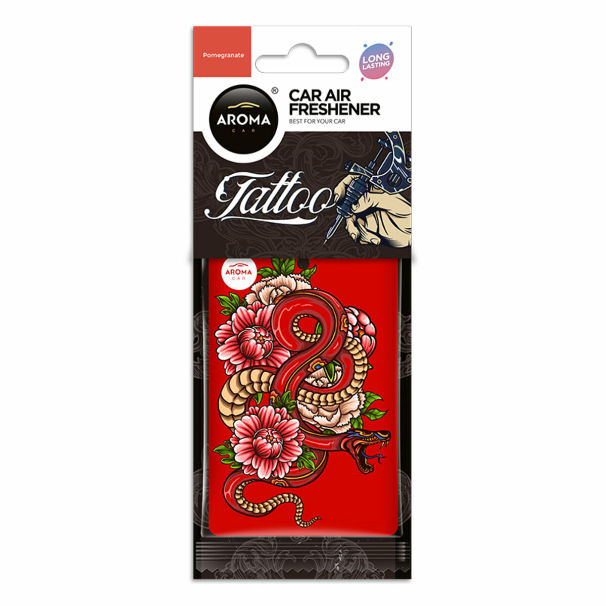 Ароматизатор Aroma Car Cellulose Tattoo - Pomegranate (12628) смотреть фото №1