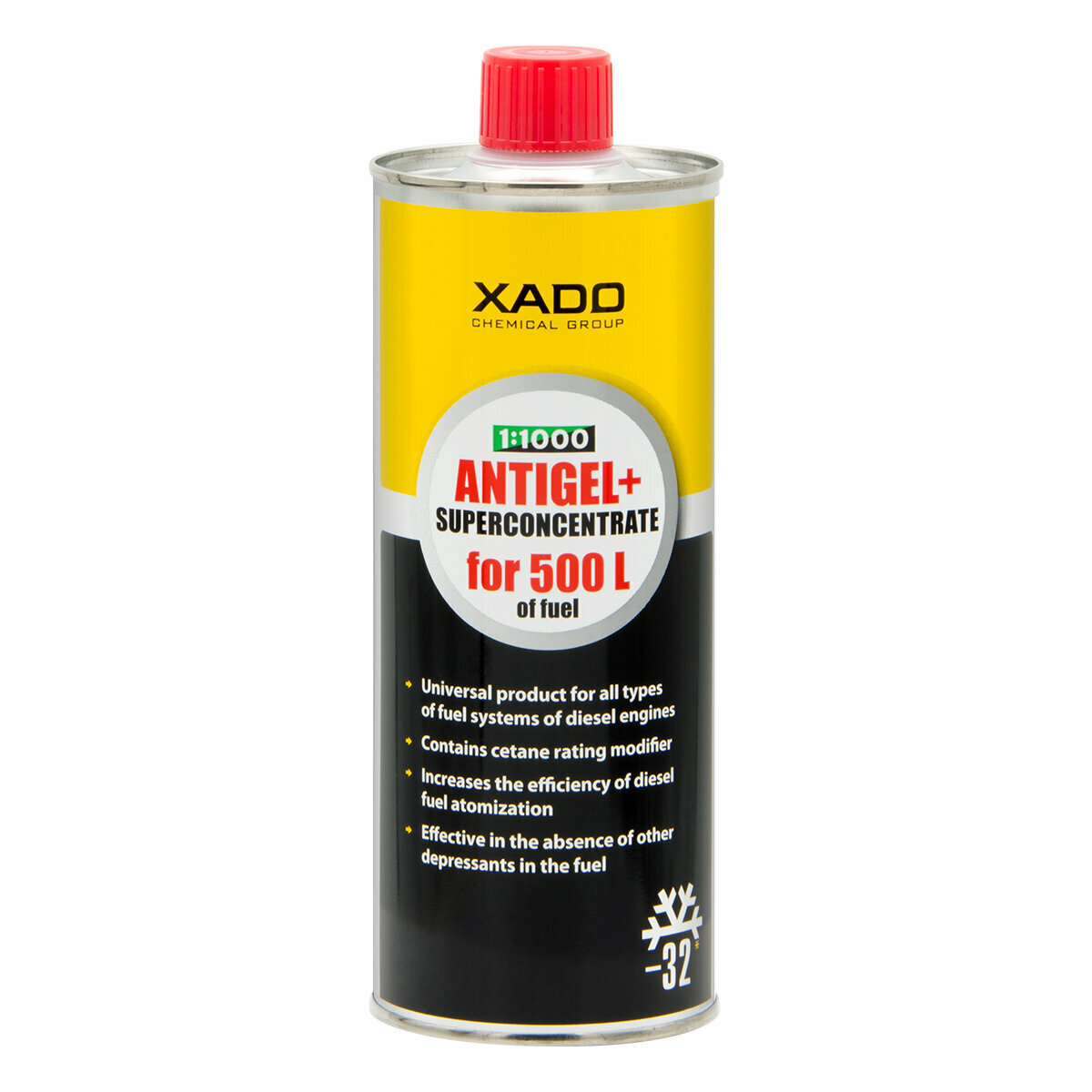 Присадка для дизеля Xado Антигель+ суперконцентрат 500мл (ХА 43002) смотреть фото №1