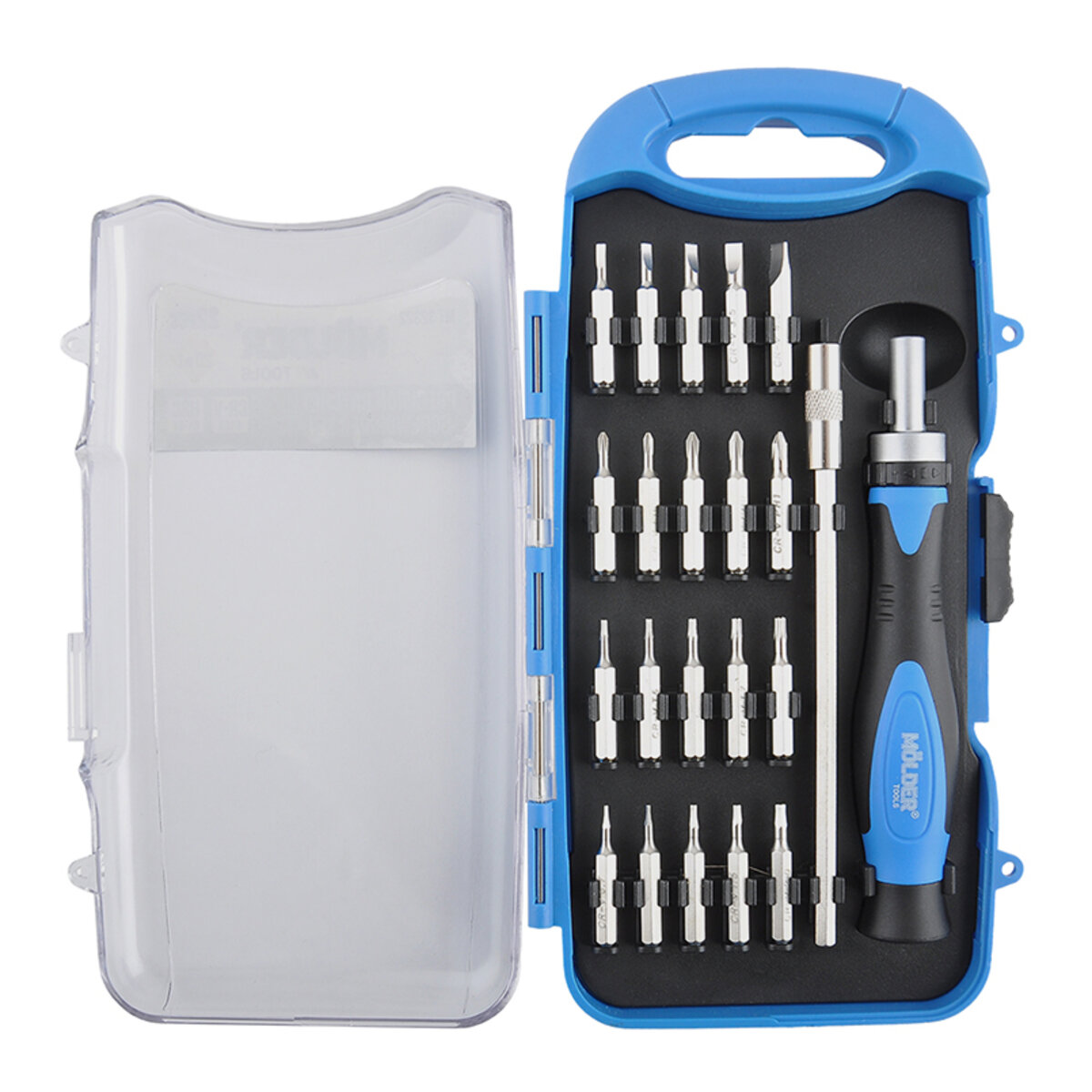 Викрутка Molder реверсивна з комплектом насадок для точних робіт 20в1 (MT32322) дивитися фото №3