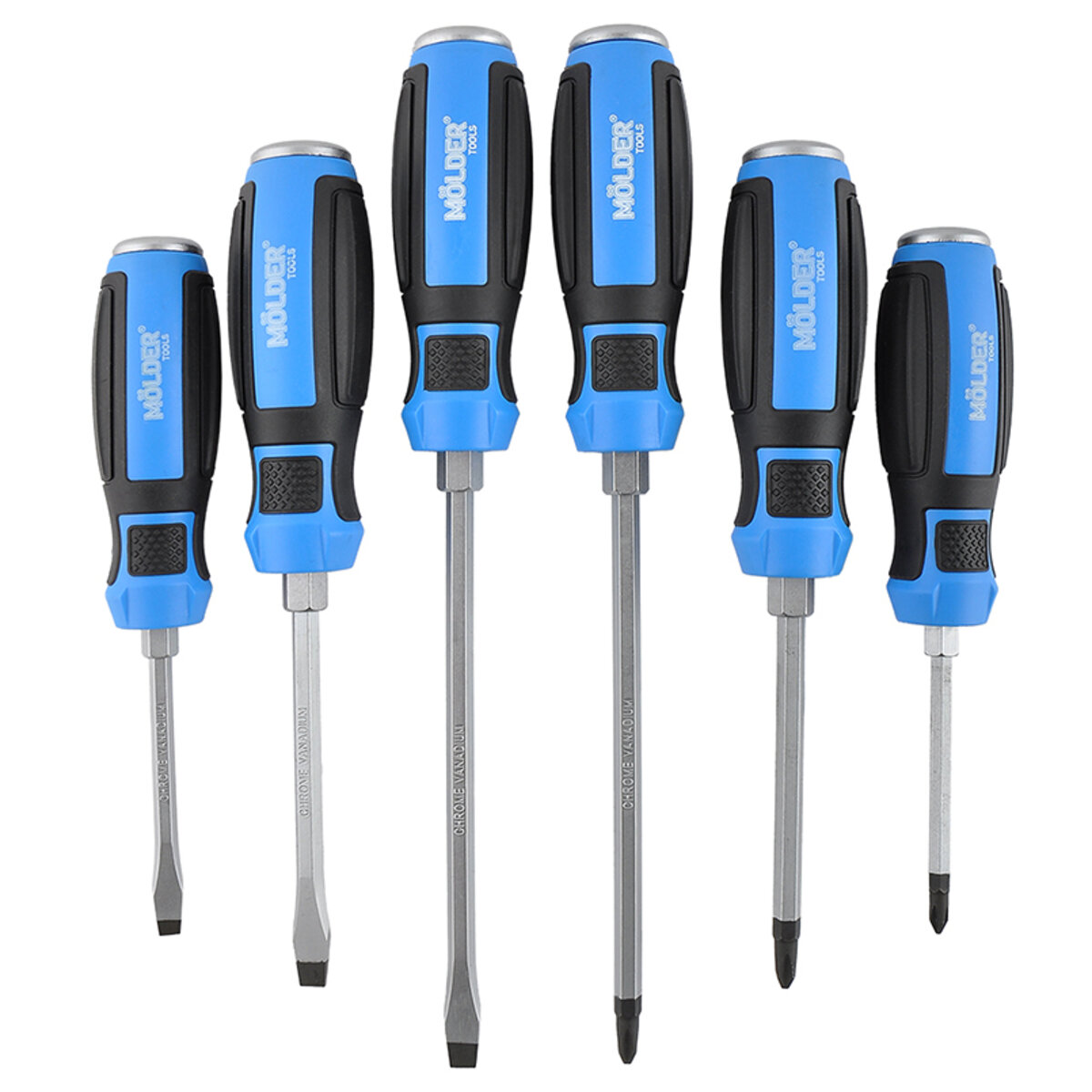 Набір викруток Molder ударні з шестигранною опорою 6шт MT33206 (MT33206) дивитися фото №2