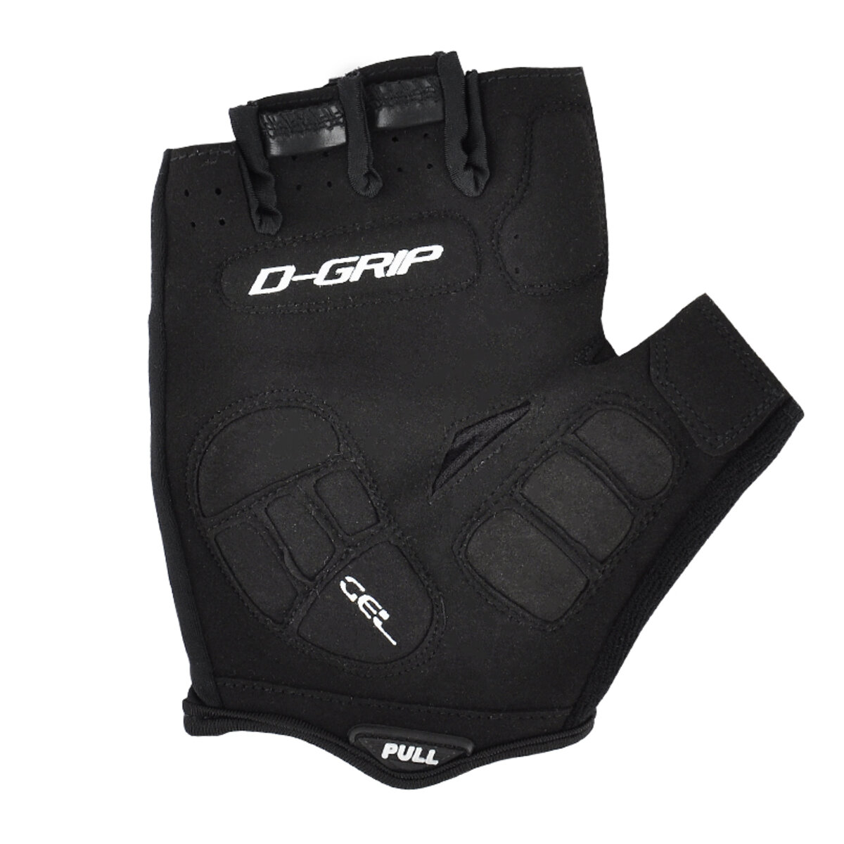 Велорукавиці Greys з короткими пальцями та гелевими вставками, чорні L GR18113 (GR18113) дивитися фото №3