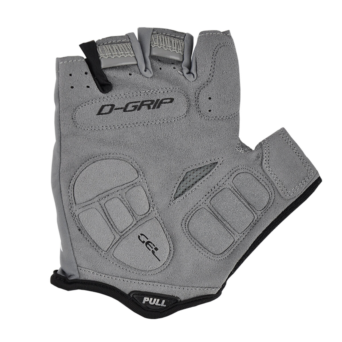 Велорукавиці Greys з короткими пальцями та гелевими вставками, чорно-сірі L GR18133 (GR18133) дивитися фото №3