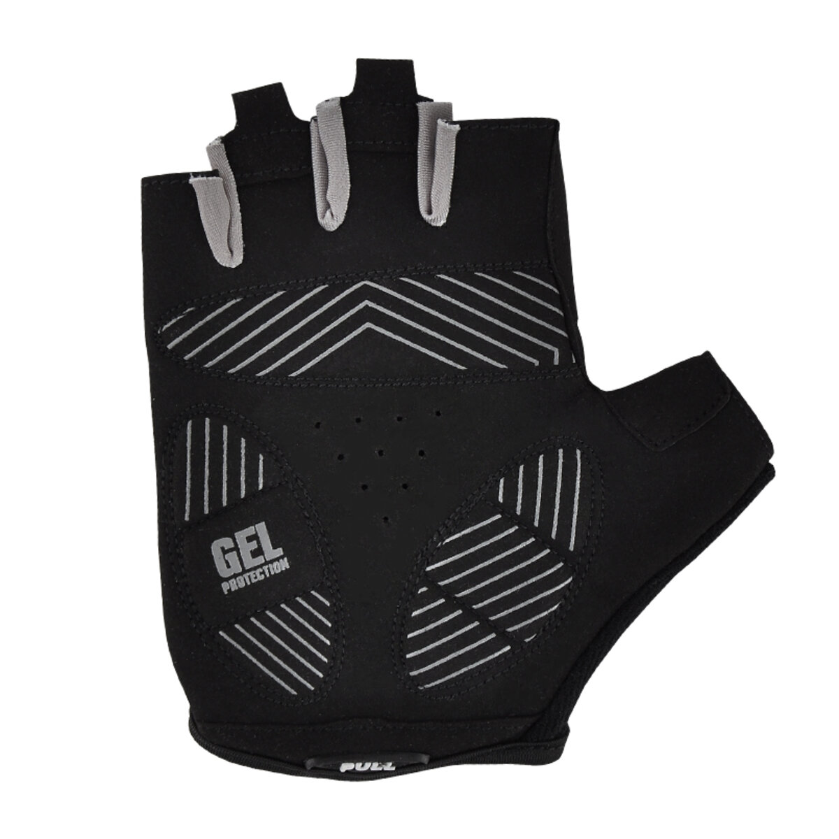 Велорукавиці Greys з короткими пальцями та гелевими вставками, чорно-сірі М GR18352 (GR18352) дивитися фото №3