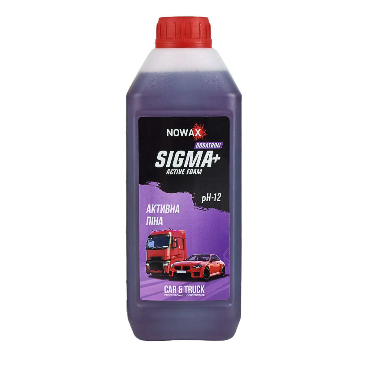 Активна піна Nowax Sigma Dosatron Active Foam суперконцентрат для безконтактної мийки, 1л (NX01185) дивитися фото №1