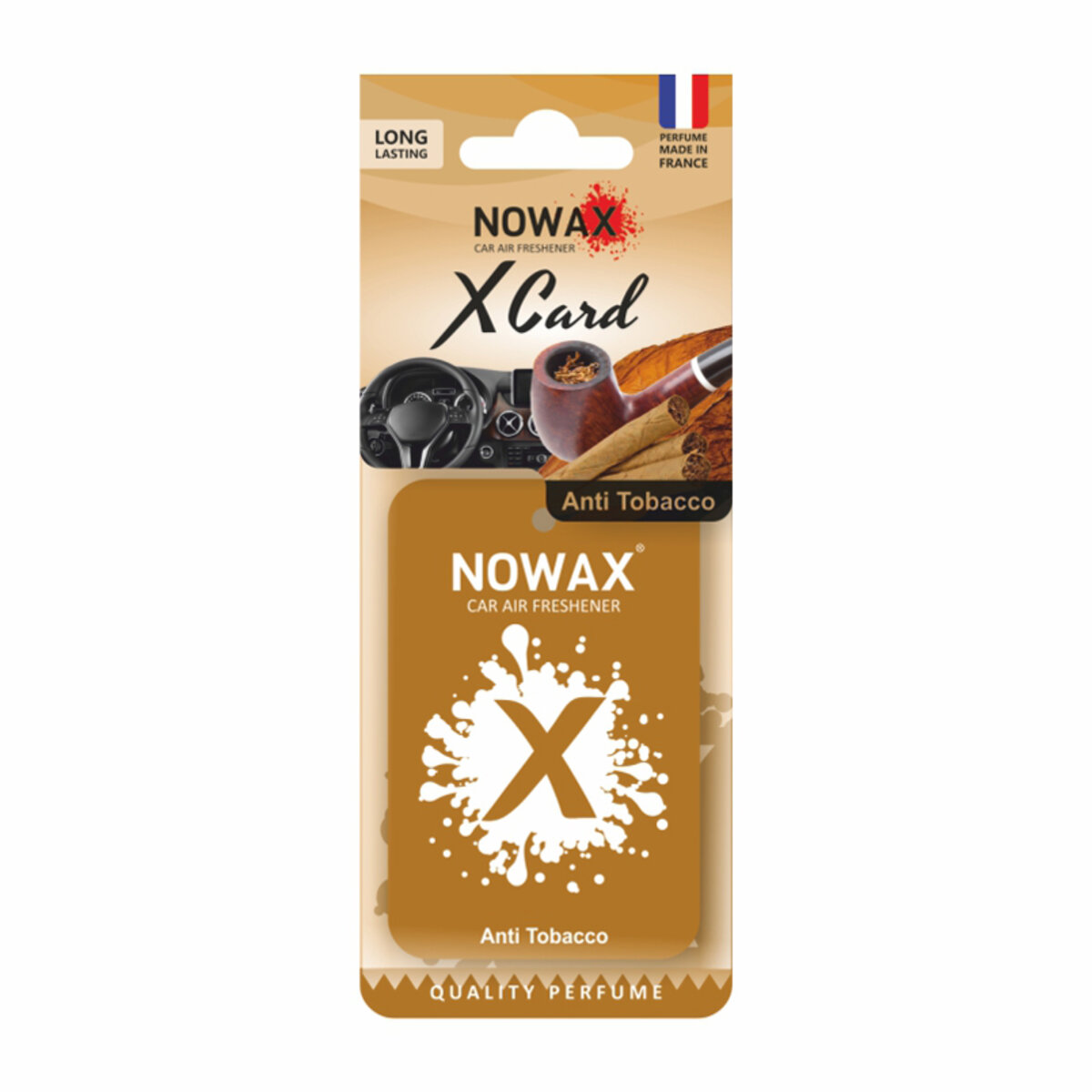 Автомобільний Ароматизатор Nowax X Card Anti Tobacco сухий (NX07543) | Аромат: Антитютюн дивитися фото №1