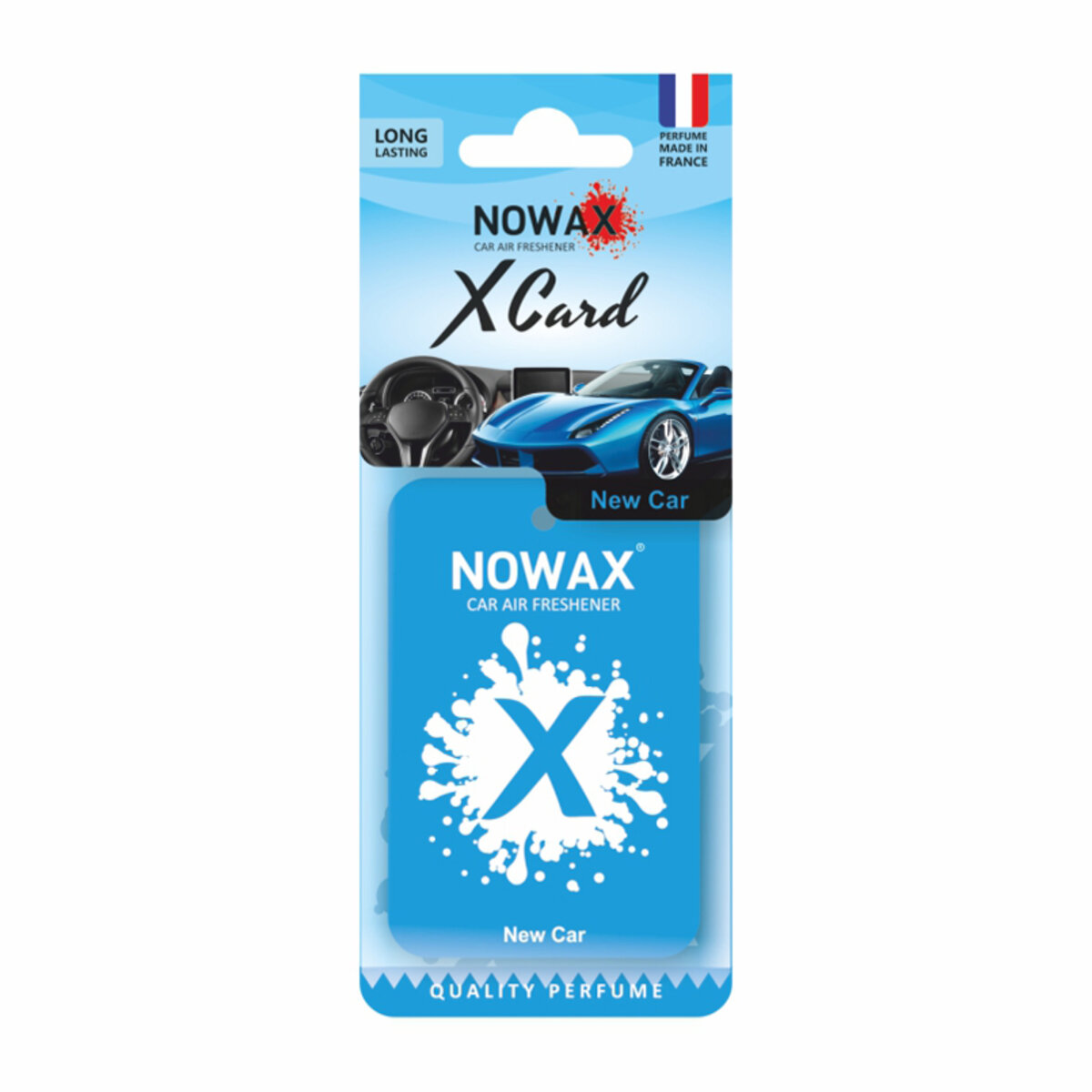 Автомобільний Ароматизатор Nowax X Card New Car сухий (NX07534) | Аромат: Нова машина дивитися фото №1