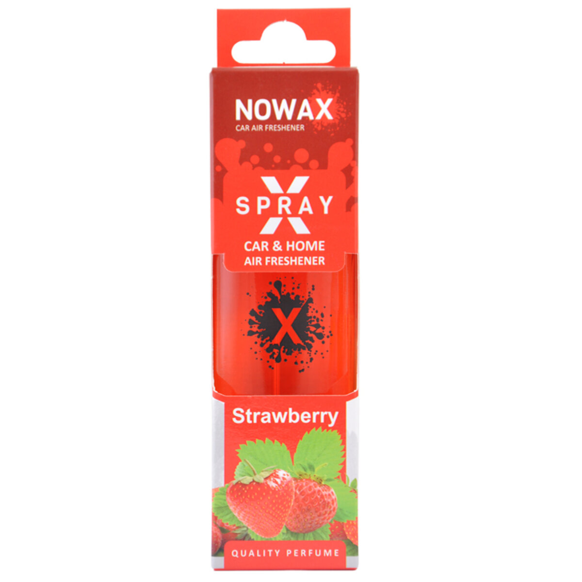 Ароматизатор Nowax X Spray Strawberry в коробці (NX07593) дивитися фото №1
