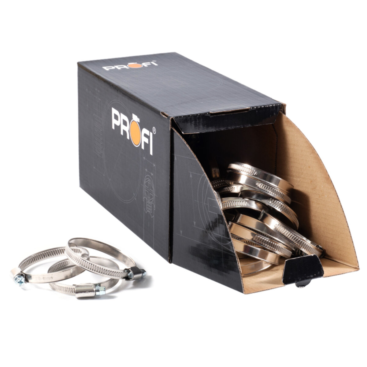 Хомути Profi 40-60/W2, 9мм, 50шт (040-60/W2) дивитися фото №2