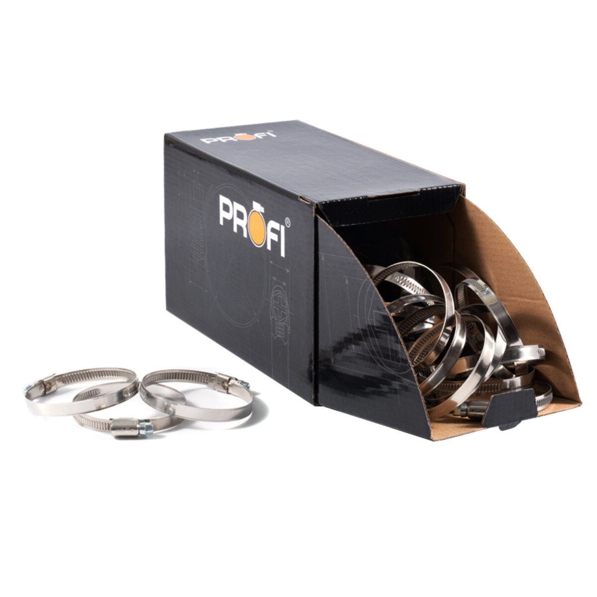 Хомути Profi 50-70/W2, 9мм, 50шт (050-70/W2) дивитися фото №2