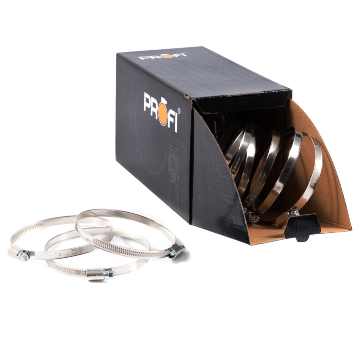 Хомути Profi 80-100/W2, 9мм, 25шт (080-100/W2) дивитися фото №2