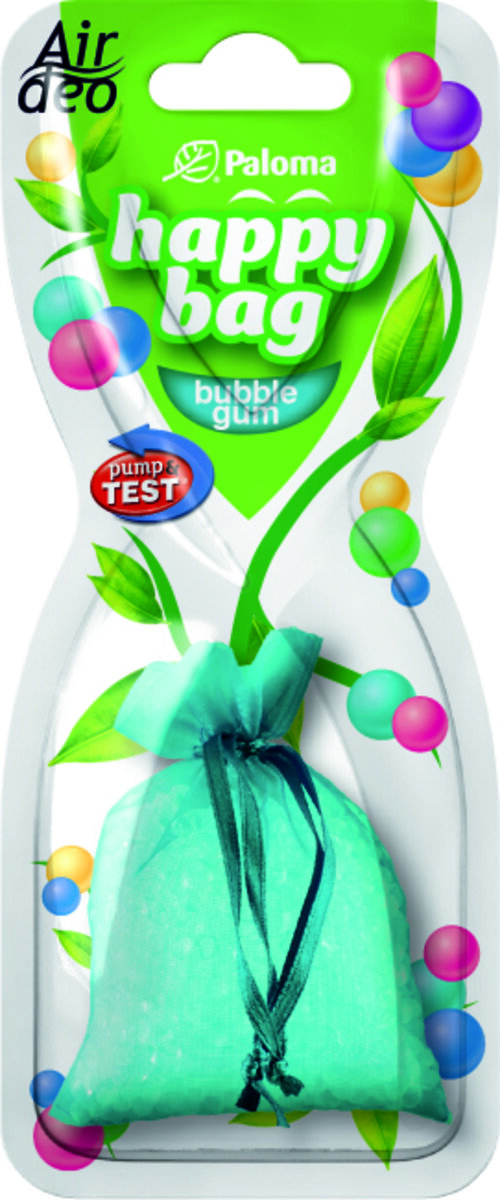 Автомобільний Ароматизатор Paloma Happy Bag Bubble Gum сухий (78037) | Аромат: Інший дивитися фото №1