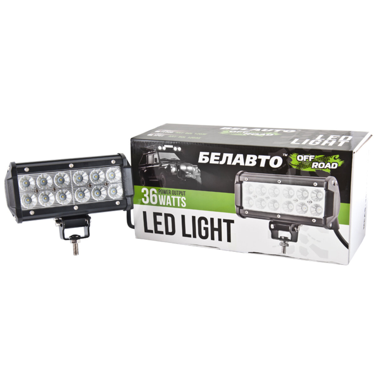 Автолампа світлодіодна BELAUTO CREE Flood LED (12*3w) (BOL1203F) дивитися фото №3