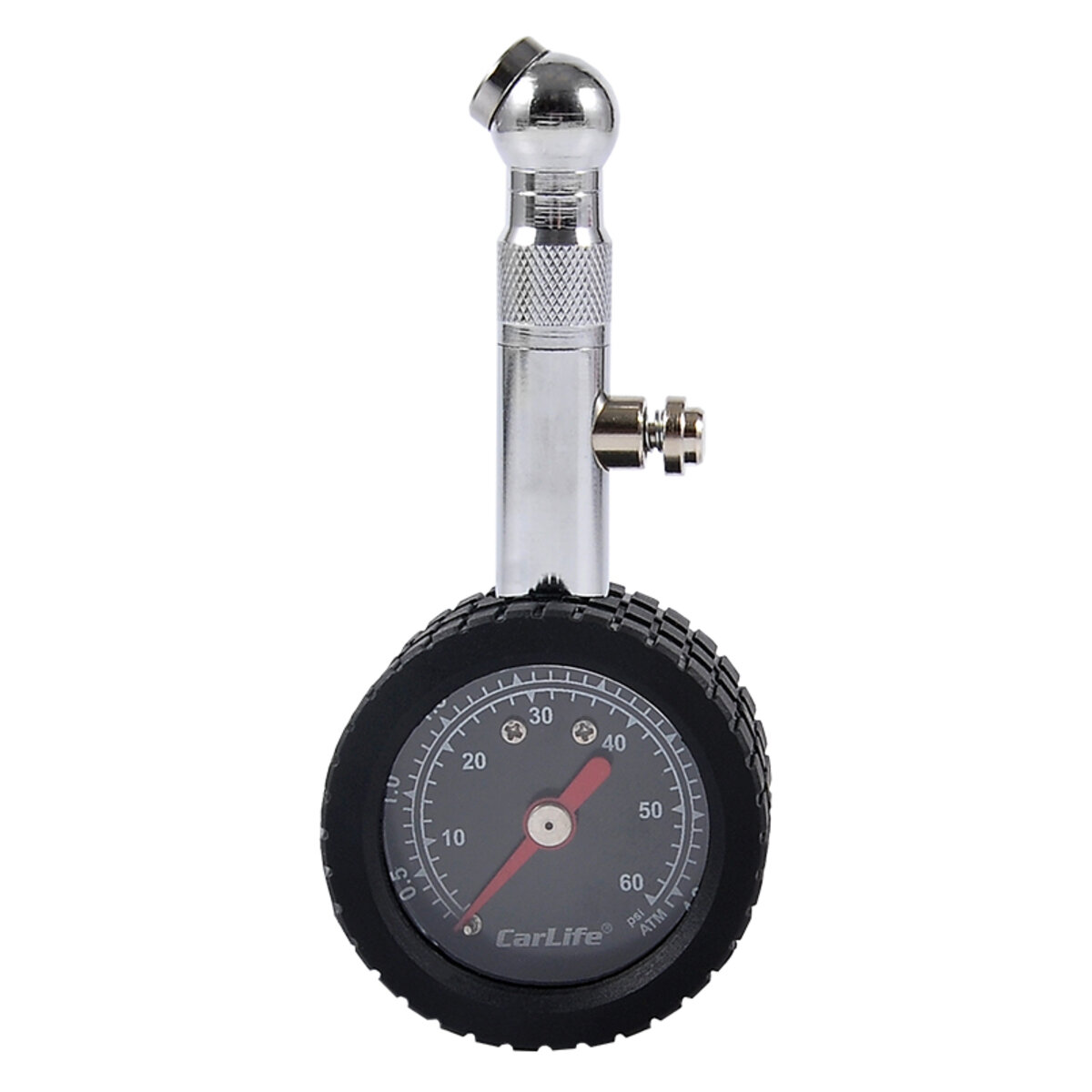Манометр автомобільний Carlife 0-110 PSI (TG574) дивитися фото №4