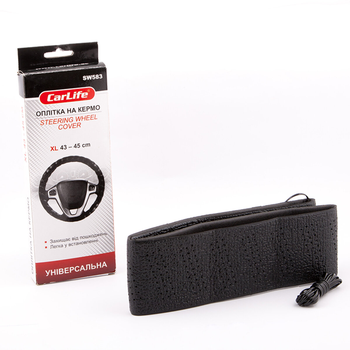 Оплітка на кермо, 43-45см (SW583) дивитися фото №2