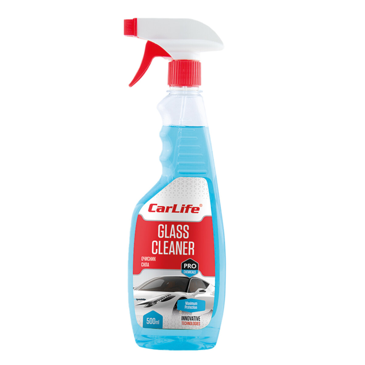 Очисник скла CarLife Glass Cleaner, 500мл (CF516) дивитися фото №1