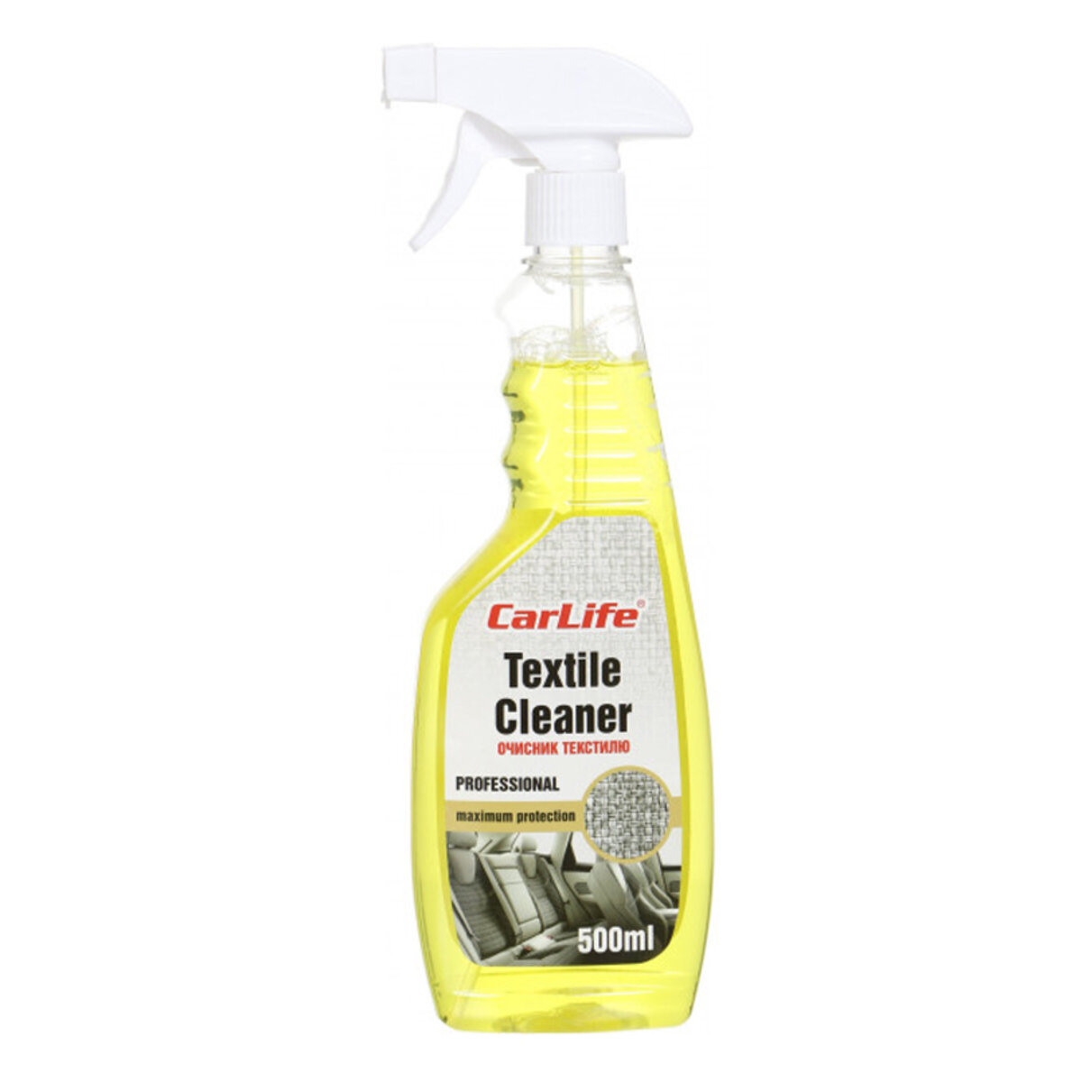 Очисник текстилю CarLife Textile Cleaner, 500мл (CF519) дивитися фото №1