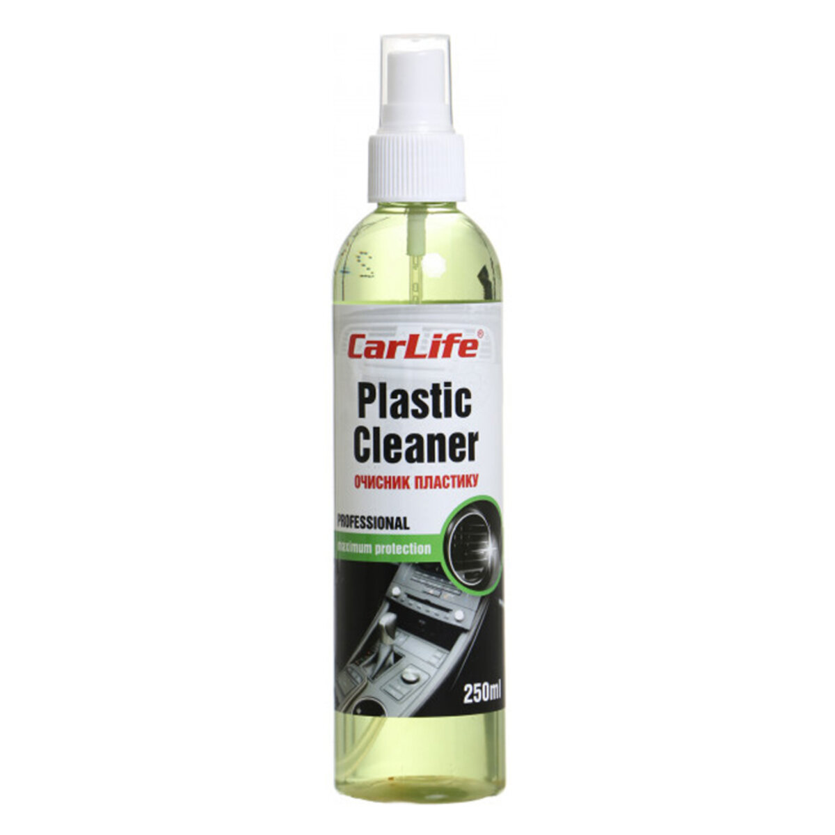 Очисник пластику та вінілу CarLife Plastic Cleaner, 250мл (CF030) дивитися фото №1
