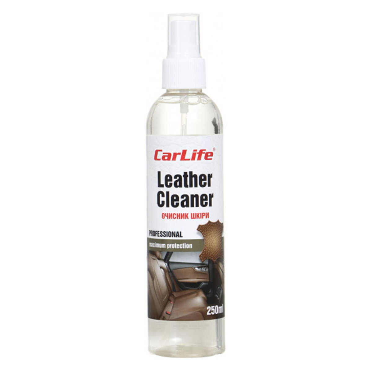 Очисник шкіри CarLife Leather Cleaner, 250мл (CF032) дивитися фото №1
