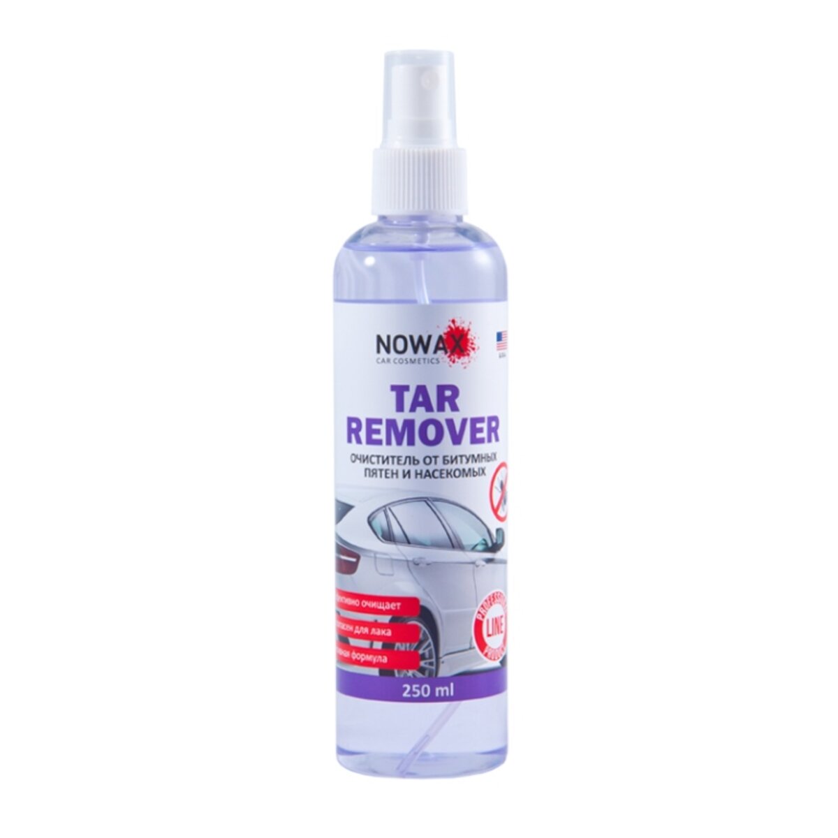 Очисник від бітумних плям і комах Nowax Tar Remover, 250мл (NX25239) дивитися фото №1