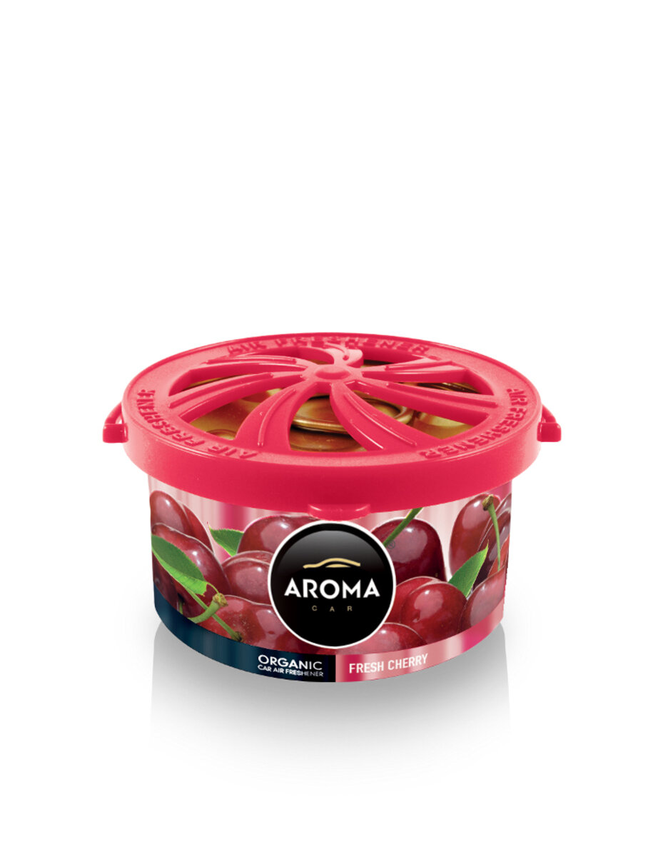 Ароматизатор Aroma Car Organic Green Tea Cherry гелевий 40g (92120) дивитися фото №1