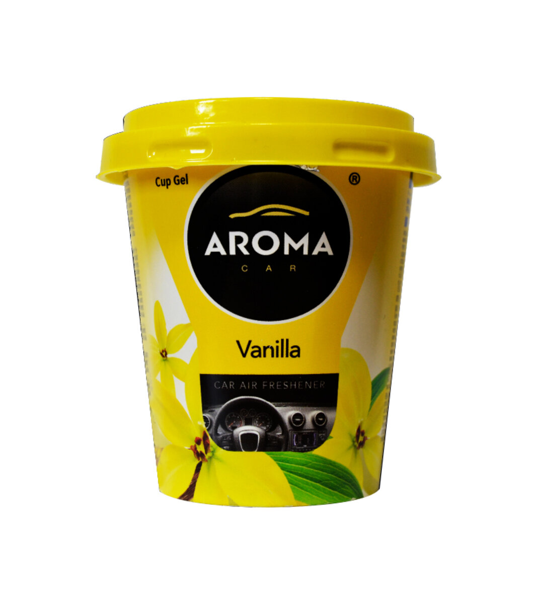 Ароматизатор Aroma Car CUP Gel Green Tea Vanilla гелевий 130g (92782) дивитися фото №1