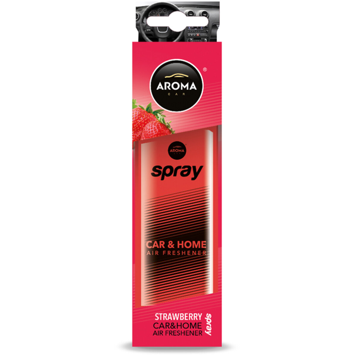 Ароматизатор Aroma Car Spray Fruits Strawberry, 50ml для салону авто (92796K) дивитися фото №1