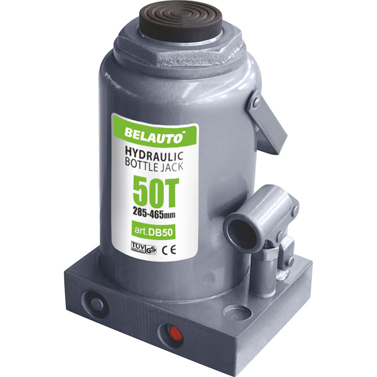Домкрат гідравлічний пляшковий БелАвто 50т 285-465мм (DB50) дивитися фото №1