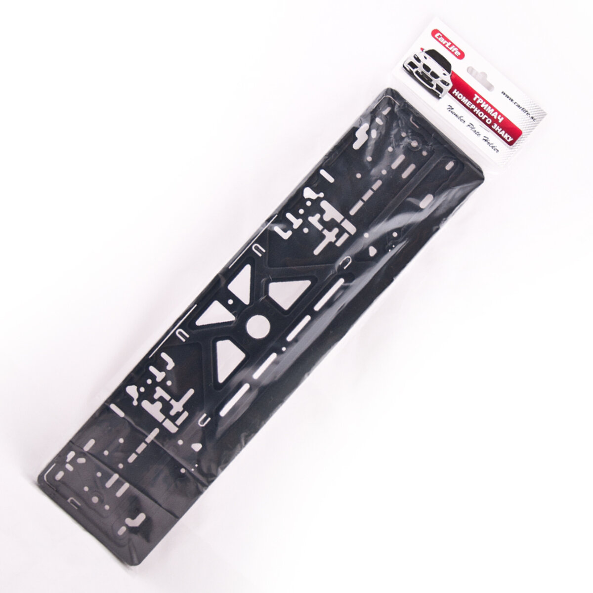 Рамка Сarlife під номер, чорна (NH01) дивитися фото №1