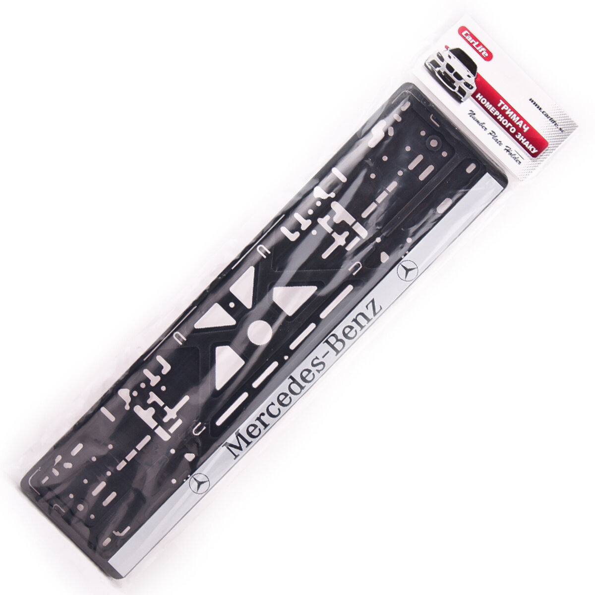 Рамка Сarlife під номер, Mercedes-Benz (NH07) дивитися фото №1