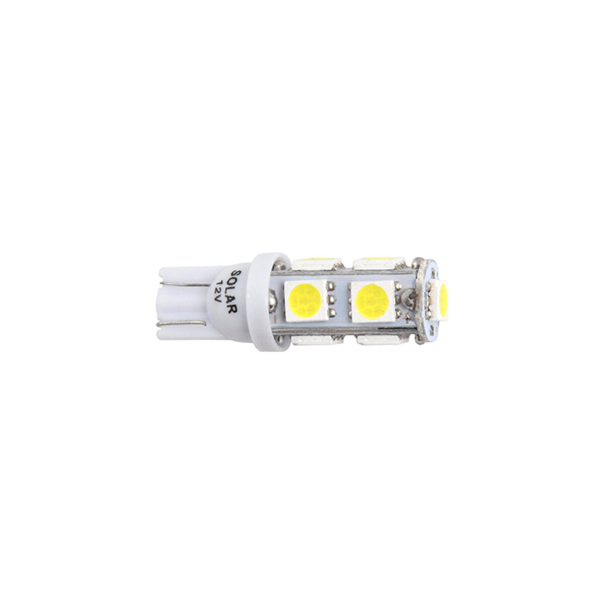 LED автолампа Solar 12V T10 W2.1x9.5d 9SMD 5050 white, 2шт (LS277_B2) дивитися фото №2
