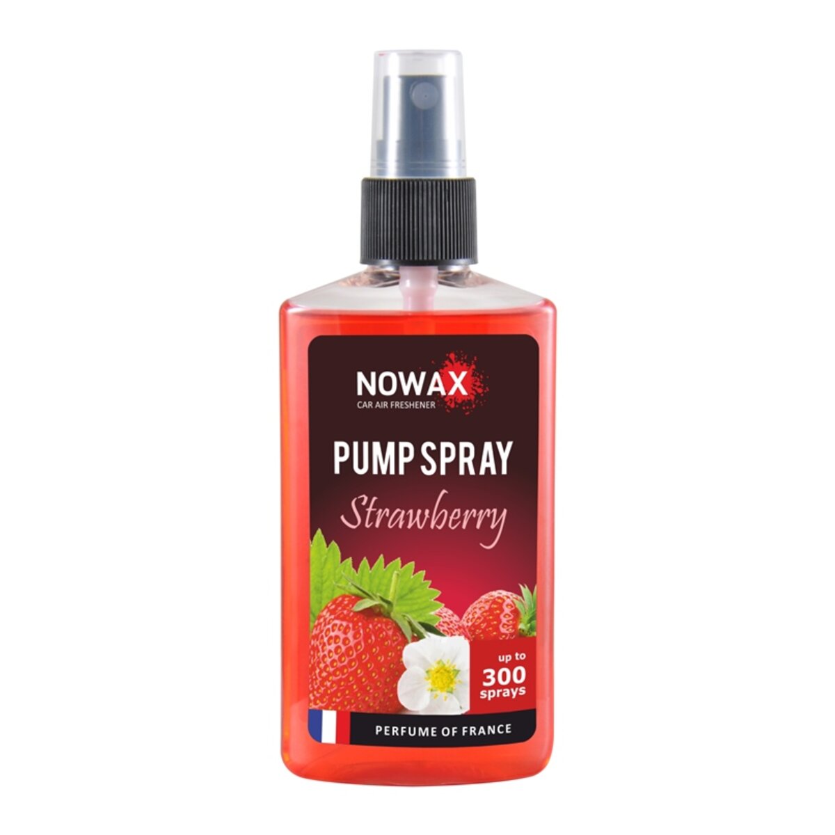 Ароматизатор Nowax Pump Spray Strawberry, 75ml з розпилювачем (NX07515) дивитися фото №1