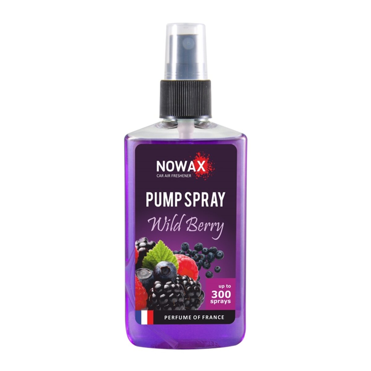 Ароматизатор Nowax Pump Spray Wild Berry, 75ml у вигляді спрею (NX07514) дивитися фото №1