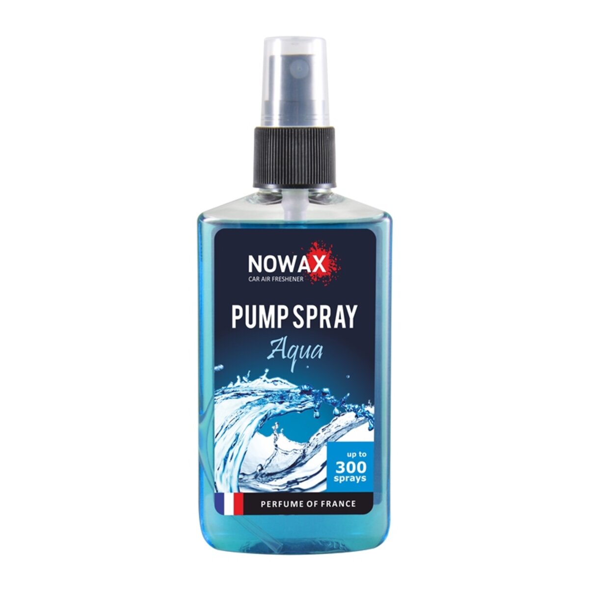 Ароматизатор Nowax Pump Spray Aqua, 75ml з розпилювачем (NX07516) дивитися фото №1