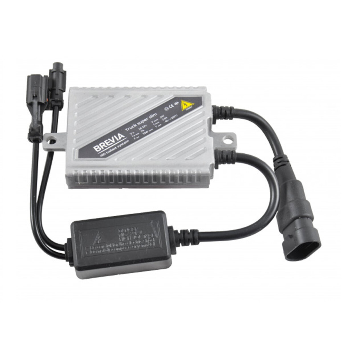 Блоки розпалювання Brevia Super Slim Truck 55W, 24V, KET (23650) дивитися фото №1