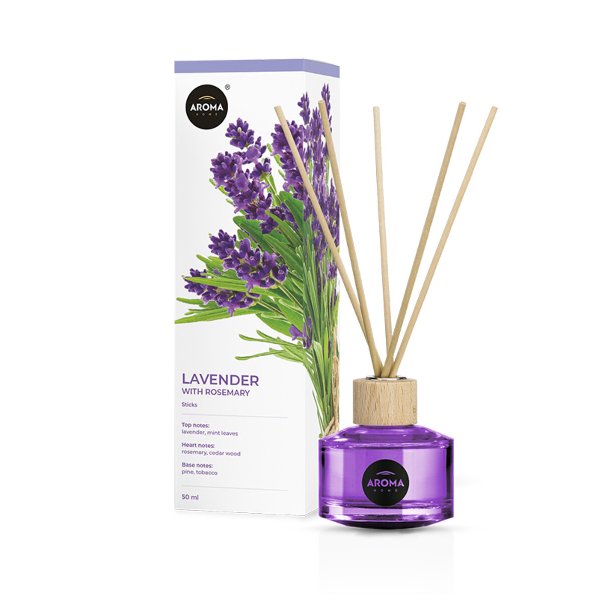 Ароматичні палички Aroma Home Sticks Lavender with rosemary (92763) дивитися фото №1