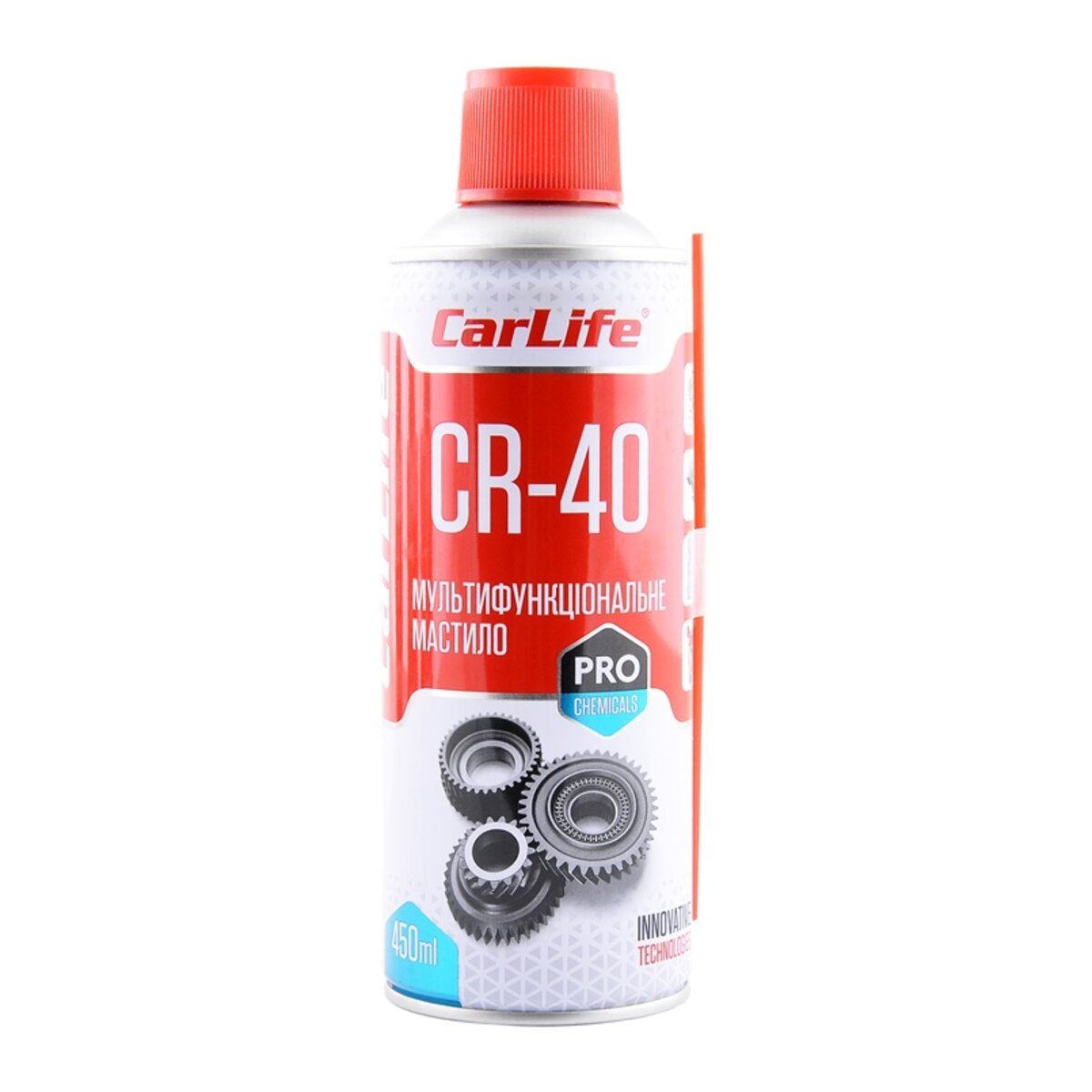 Змазка багатофункціональна CarLife CR-40 Multifunctional Lubricant, 450мл (CF452) дивитися фото №1
