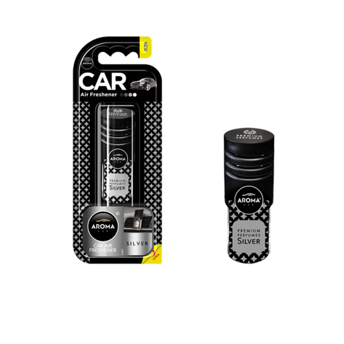 Ароматизатор Aroma Car Prestige Vent Silver рідкий (83203) дивитися фото №1