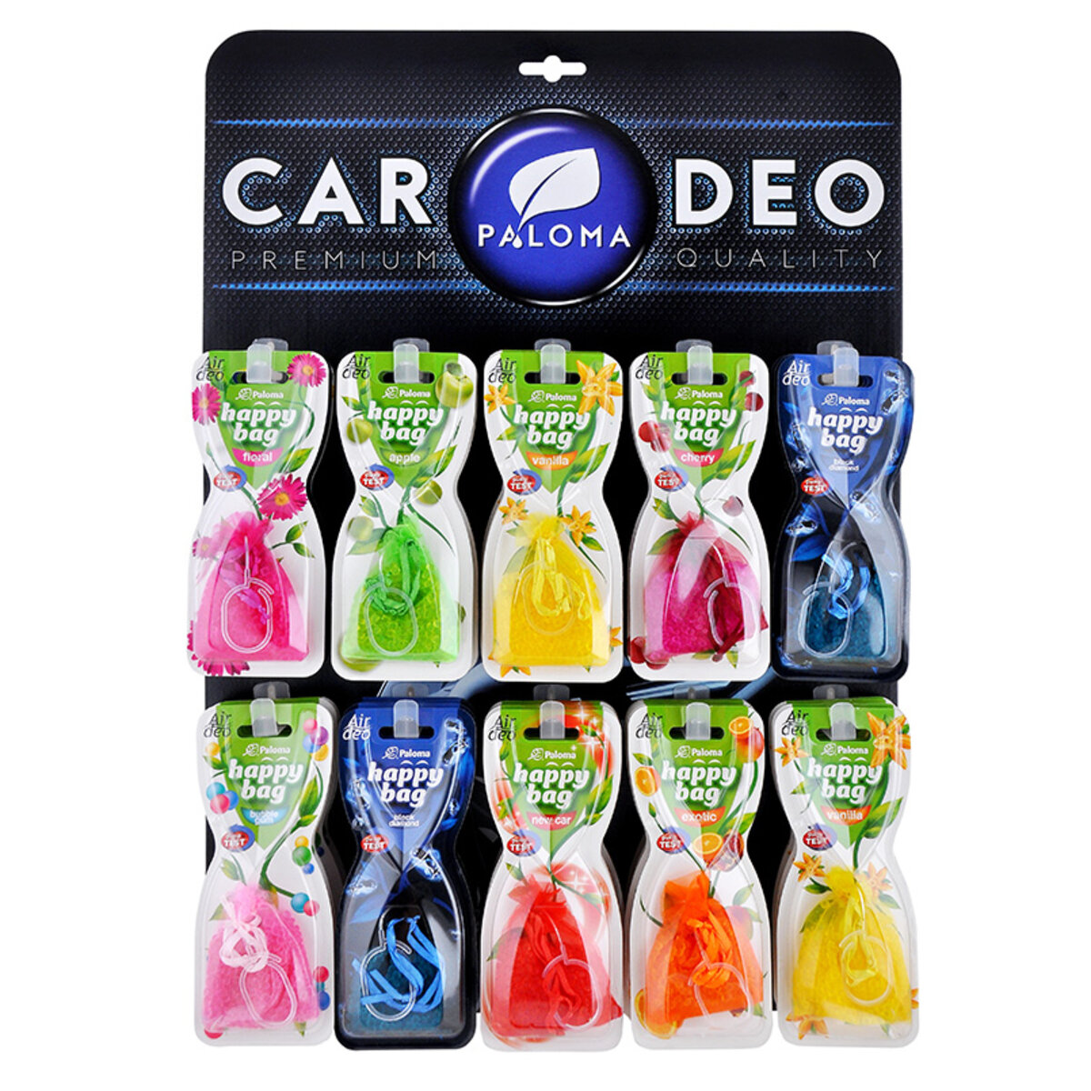 Автомобільний Mix ароматизаторів Paloma Happy Bag дисплей, блістер (PHD03) | Аромат: дивитися фото №1