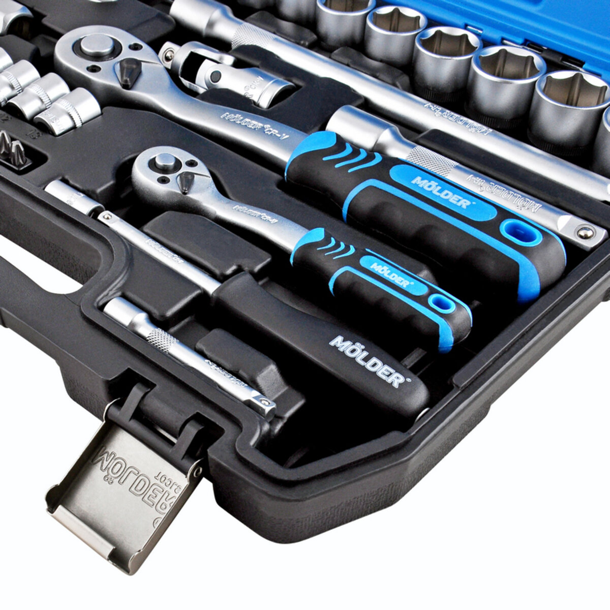 Професійний набір інструментів в кейсі MÖLDER 1/2, 1/4 72 T, CR-V, 72од. MT60072 (MT60072) дивитися фото №5