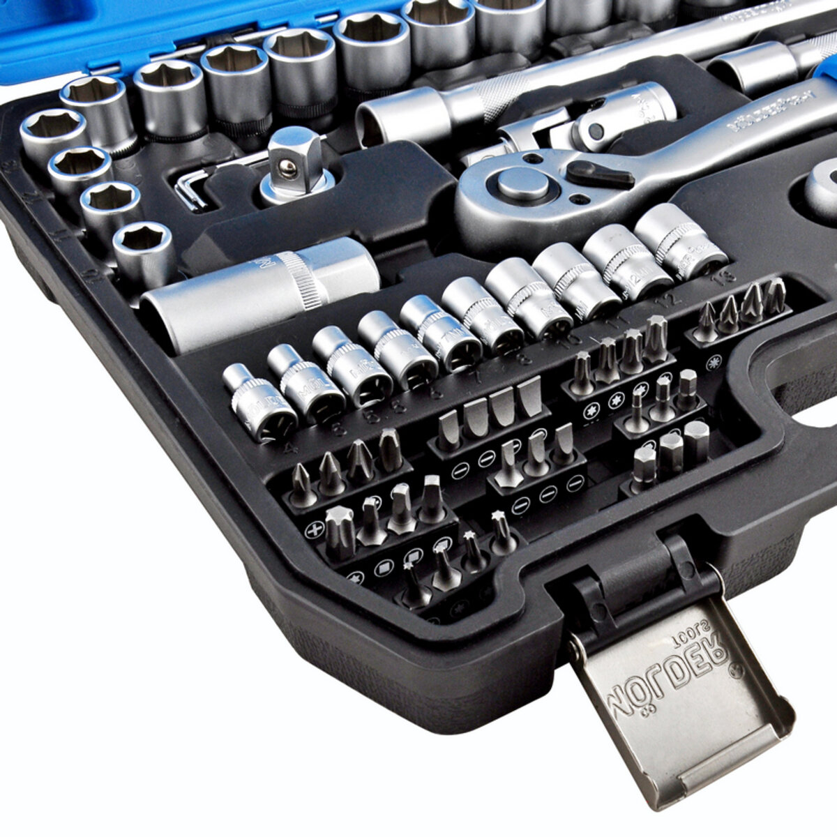 Професійний набір інструментів в кейсі MÖLDER 1/2, 1/4 72 T, CR-V, 72од. MT60072 (MT60072) дивитися фото №6