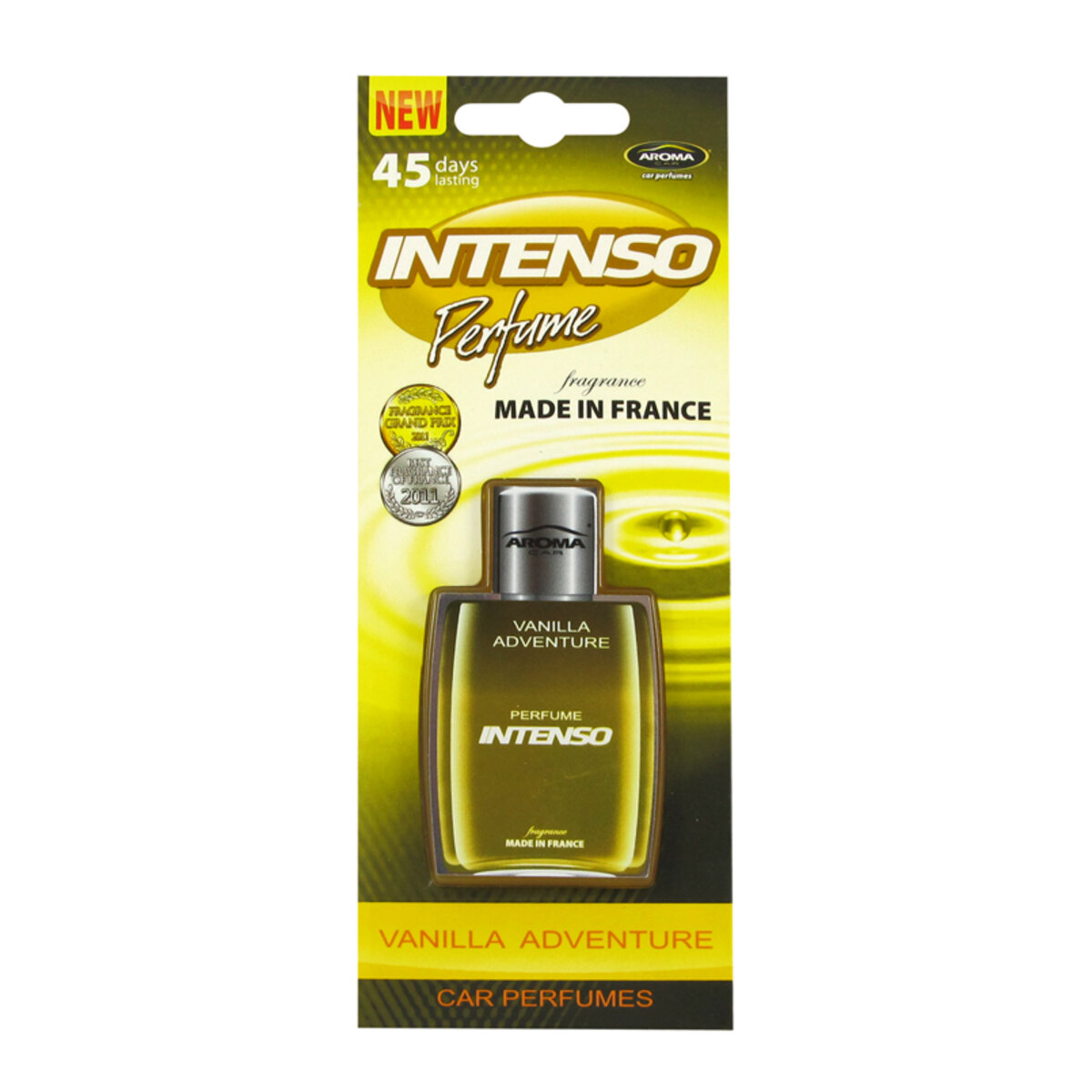 Автомобільний Ароматизатор Aroma Car Intenso Parfume Vanilla Adventure рідкий 10g (841/92172) | Аромат: Ваніль дивитися фото №1