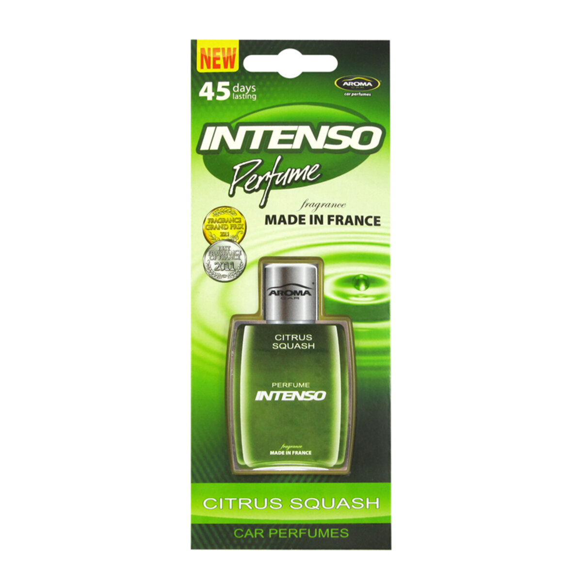Автомобільний Ароматизатор Aroma Car Intenso Parfume Citrus Squash рідкий 10g (842/92173) | Аромат: Цитрусовий дивитися фото №1