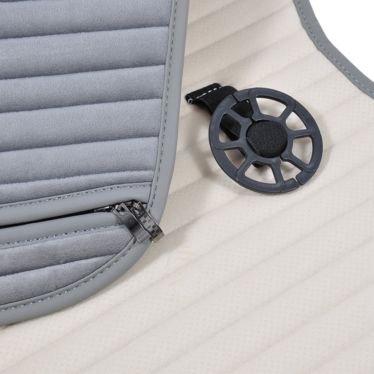 Преміум накидки для передніх сидінь BELTEX Barcelona, grey 2шт. (BX83250) дивитися фото №3