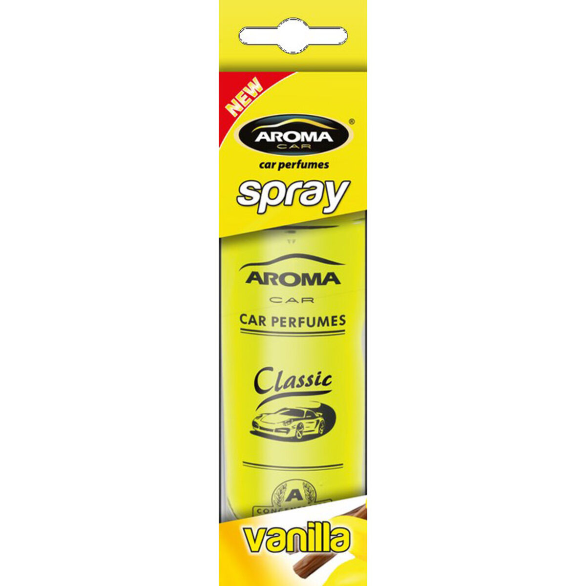 Ароматизатор Aroma Car Spray Classic Vanilla, 50ml для салону авто (92056K) дивитися фото №1