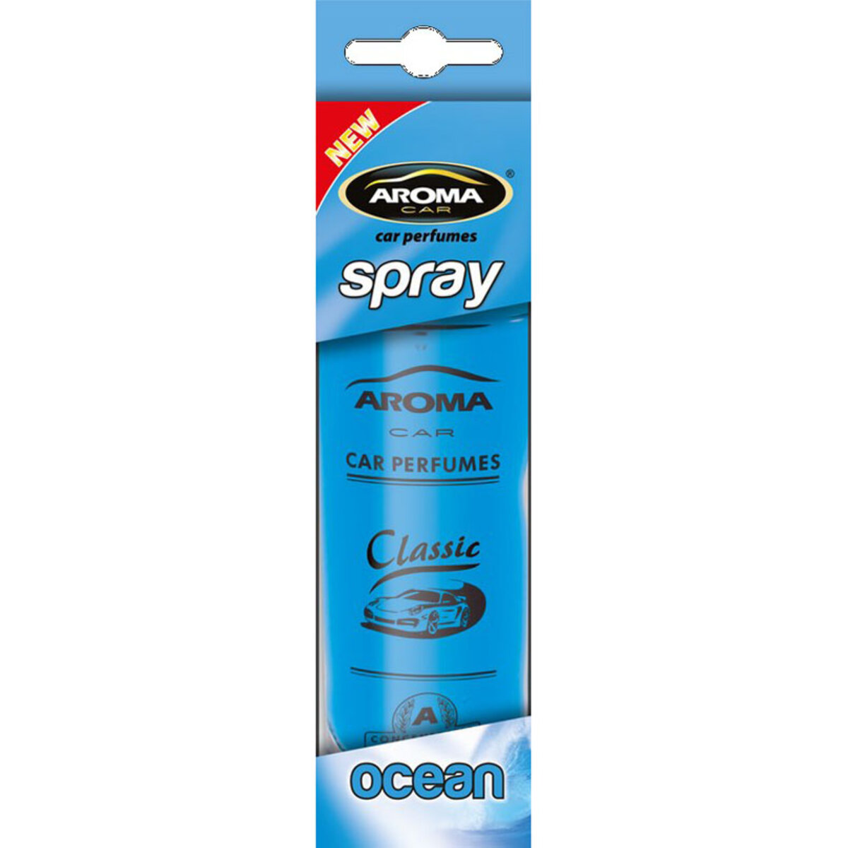 Ароматизатор Aroma Car Spray Classic Ocean, 50ml для салону авто (92059K) дивитися фото №1