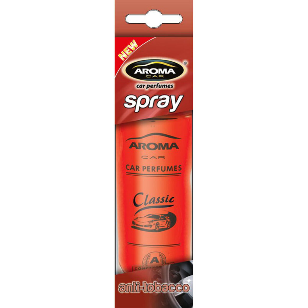 Ароматизатор Aroma Car Spray Classic Anti Tabacco, 50ml для салону авто (92057) дивитися фото №1