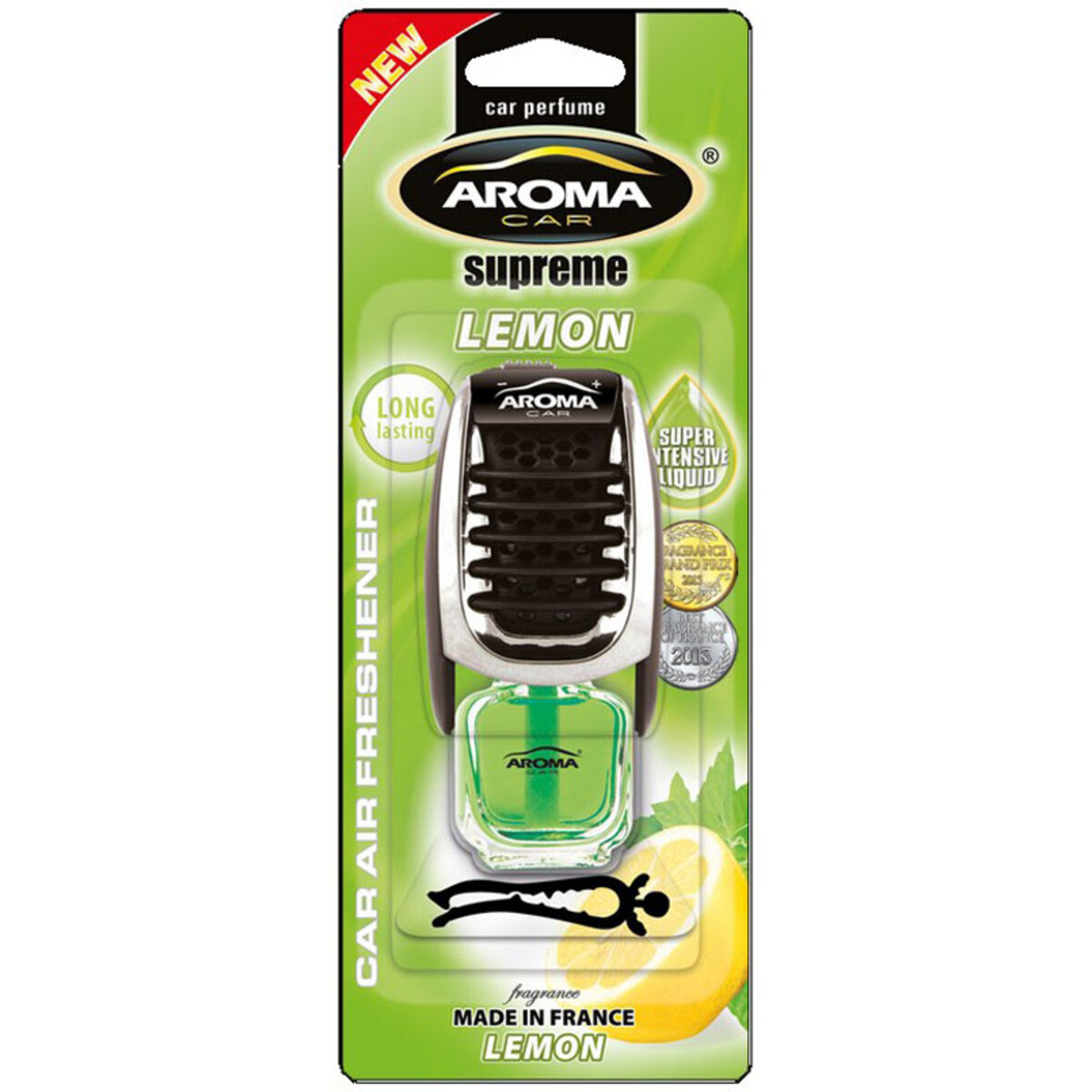 Ароматизатор Aroma Car Supereme Slim Lemon рідкий 7мл (92046) дивитися фото №1