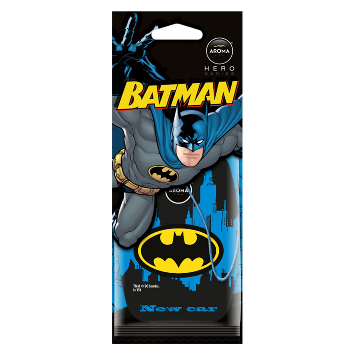 Автомобільний Ароматизатор Aroma Car Batman New Car сухий (92775) | Аромат: Нова машина дивитися фото №1