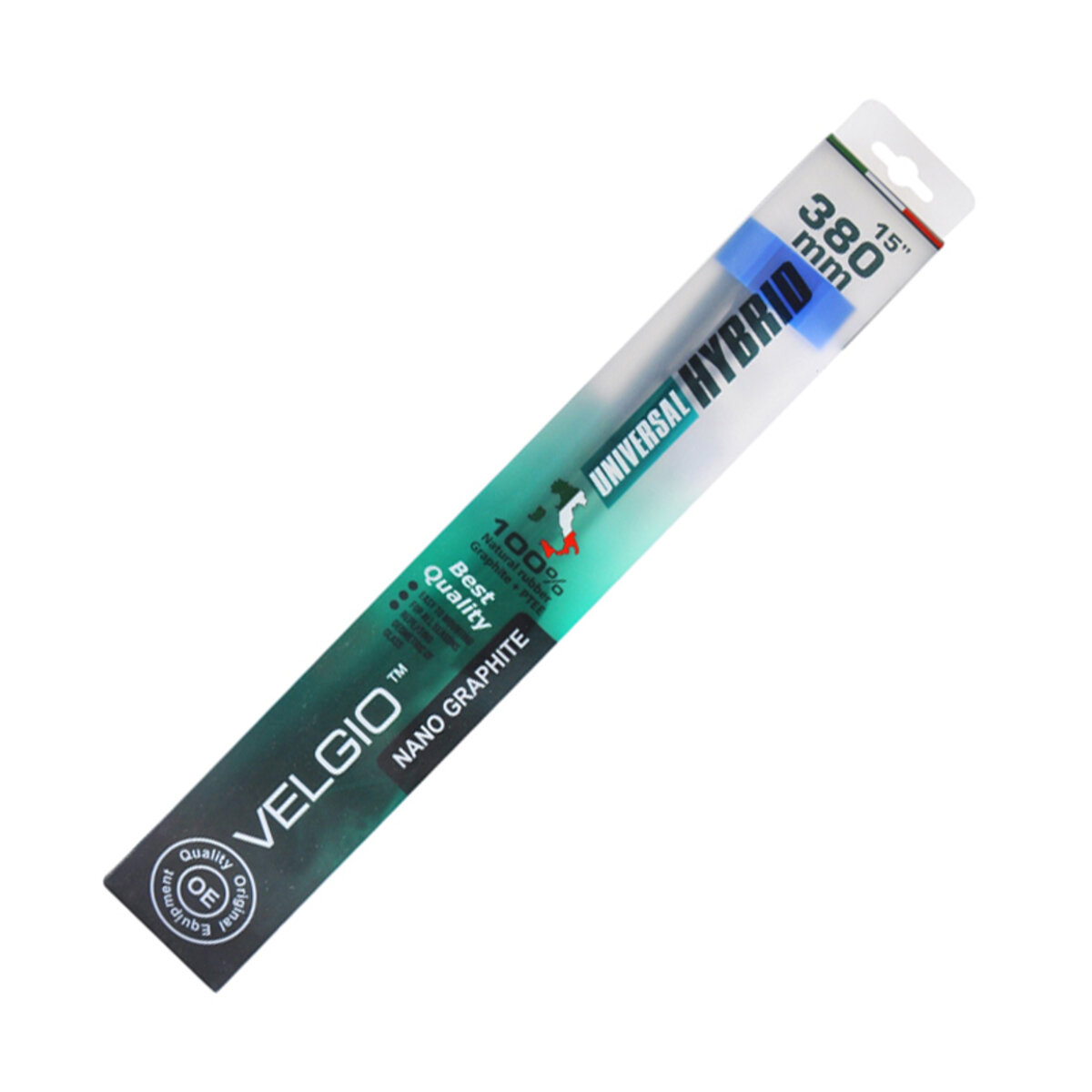 Безкаркасна щітка Velgio UNIVERSAL HYBRID 15/380мм (84380) дивитися фото №1